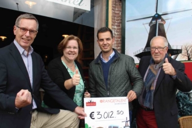 Jubileumfeest OrangeTalent Ermelo levert ruim 3000 euro op voor Molen de Koe