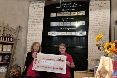 ​Mooie cheque voor Molen De Koe